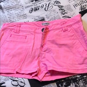 Pink Express Jean Shorts